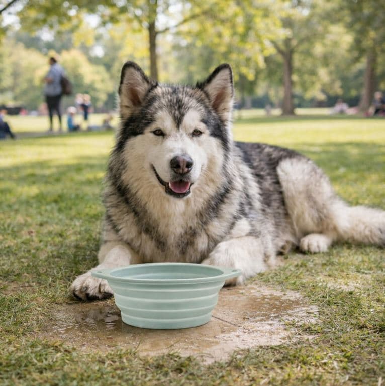 Gotoo Bebedero Plegable y Portátil de Silicona para perros y gatos — imagen 2