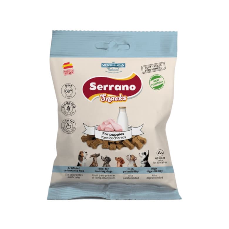 Mediterranean Natural Serrano Huesitos para cachorros