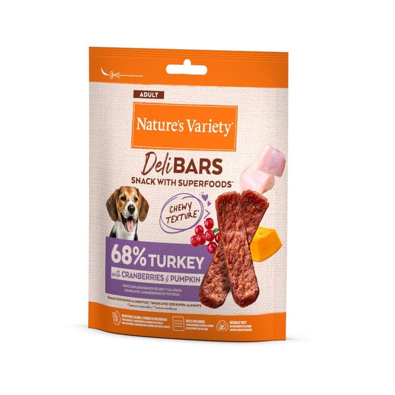 Nature_s Variety DeliBars Barritas Pavo snacks para perros