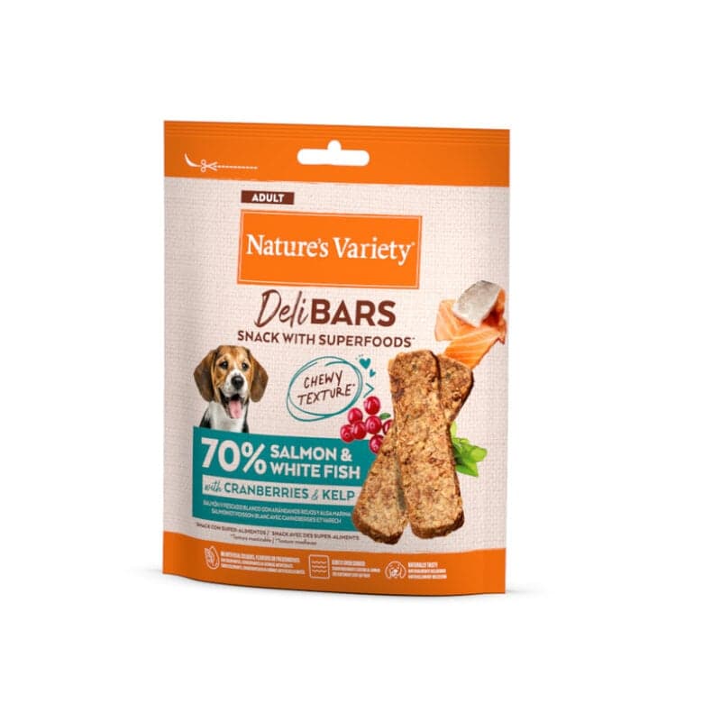 Nature_s Variety DeliBars Barritas Salmón snacks para perros