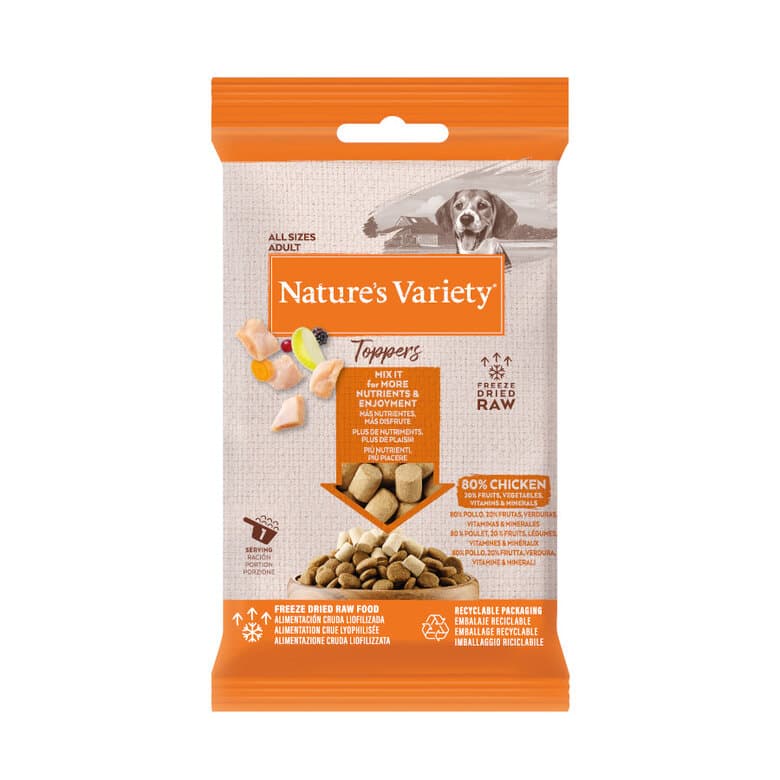 Nature_s Variety Toppers Pollo Liofilizado para perros